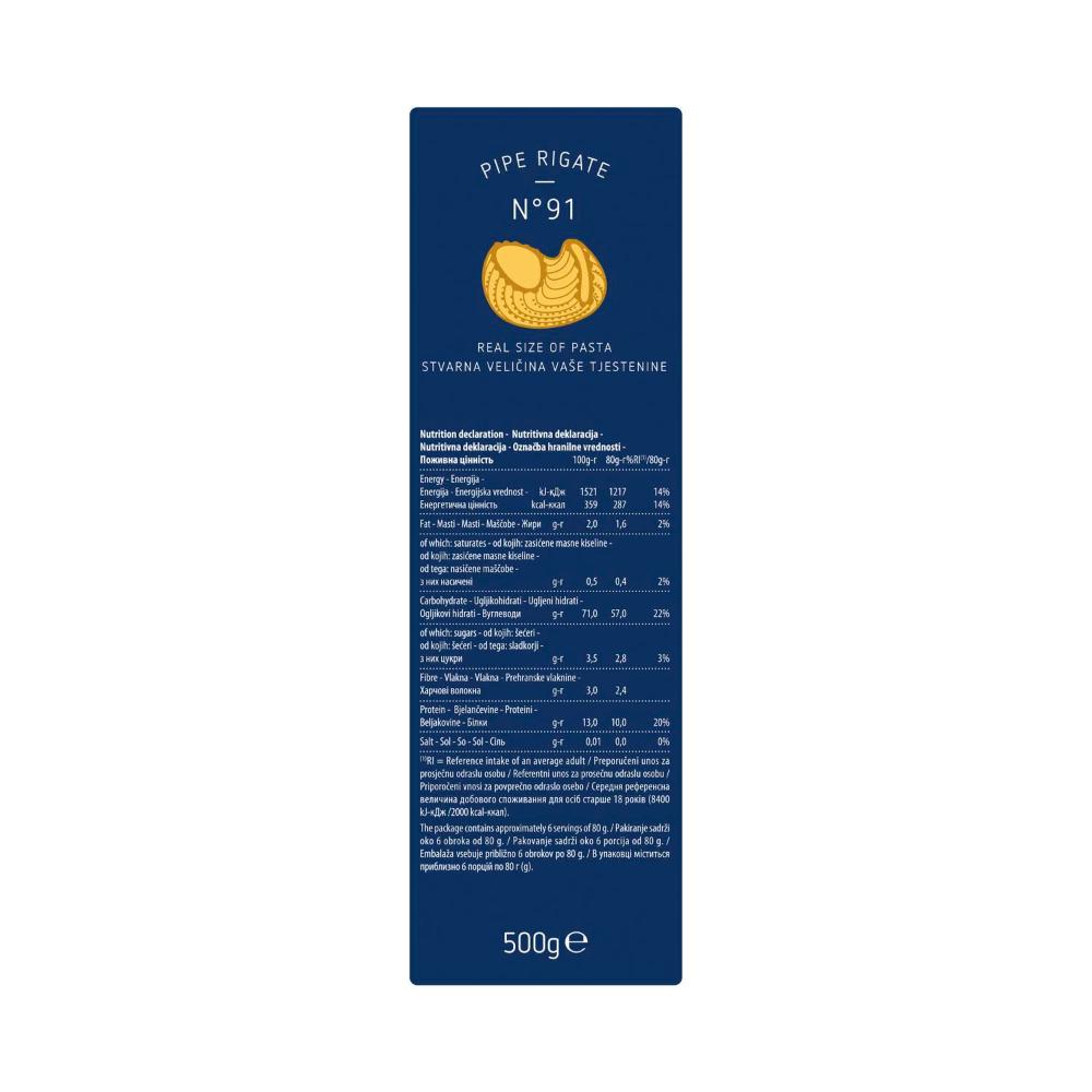 Barilla Pasta Pipe Rigate - 500GRAM