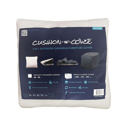 Cushion to Cover Outdoor Cushion - 48 x 48cm - Oatmeal