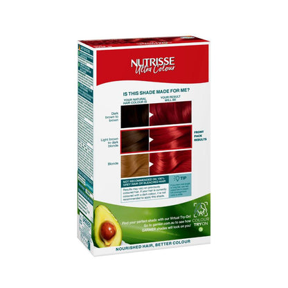 Garnier Nutrisse Hair Colour 6.6 Fiery Red - 1 pack