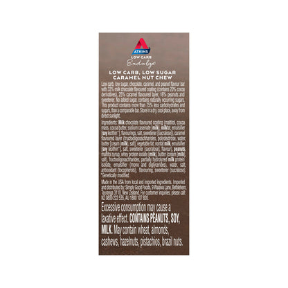 Atkins Low Carb Endulge Bar Caramel Nut Chew5x34g - 170g