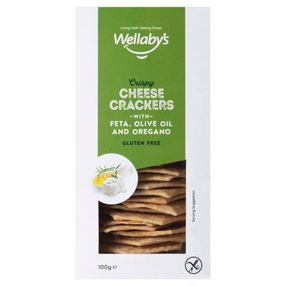 Wellaby's Fetta Oregano and Olive Oil Crackers - 100g