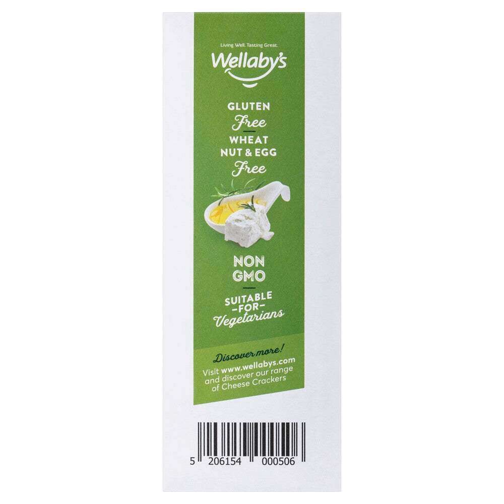 Wellaby's Fetta Oregano and Olive Oil Crackers - 100g