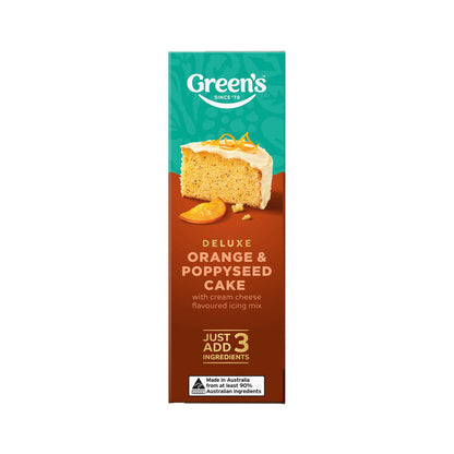Green's Deluxe Orange Poppyseed Cake Mix - 580g