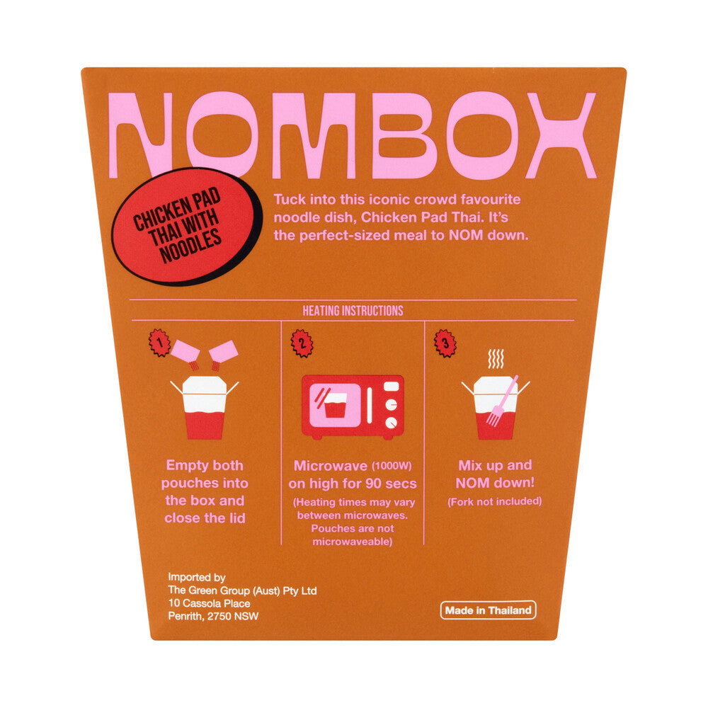 Nombox Meal Box Chicken Pad Thai With Noodles - 350 GRAM