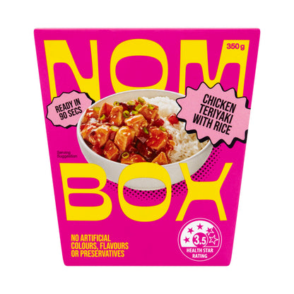 Nombox Meal Box Teriyaki Chicken With Rice - 350 GRAM
