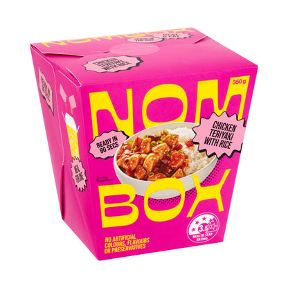 Nombox Meal Box Teriyaki Chicken With Rice - 350 GRAM