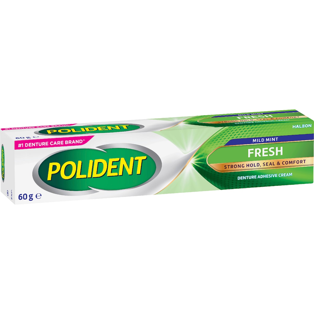 Polident Adhesive Cream Fresh Mint For Dentures & Partials 60g