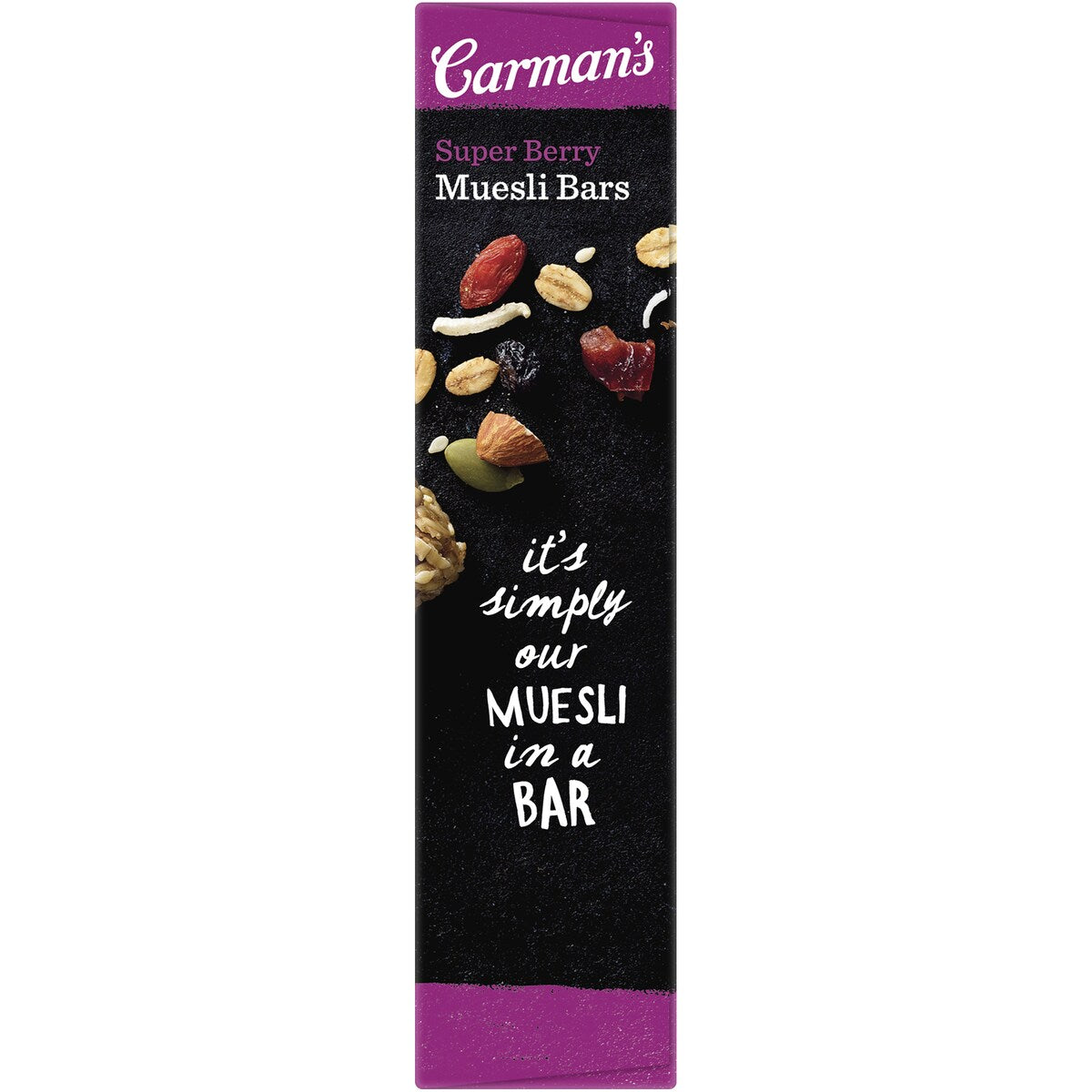 Carmans Muesli Bars SuperBerry, Cranberry, Blueberry & Goji 6 pack