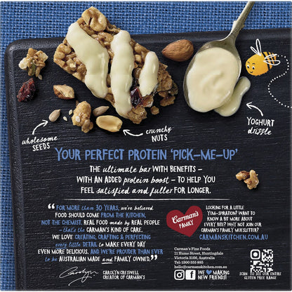 Carmans Protein Bars Greek Style Yoghurt & Berry 5 pack