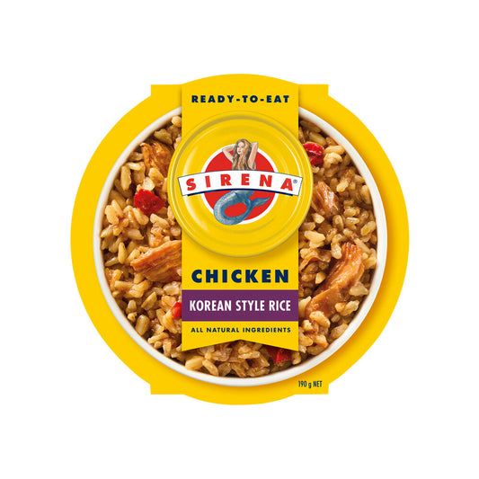 Sirena Ready To Eat Meal Chicken Korean Style Rice - 190 GRAM