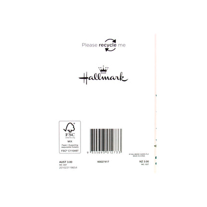Hallmark Mini Greeting Card Pretty Pink Floral - 1 each