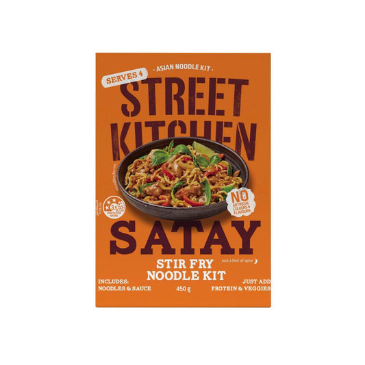 Street Kitchen Stirfry Noodle Kit Malaysian Satay - 450g