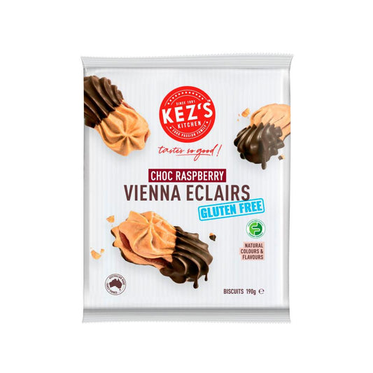Kez's Kitchen Gluten Free Chocolate Raspberry Vienna Eair - 190g