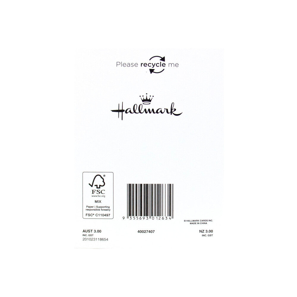 Hallmark Greeting Card Thank You - 1 Each