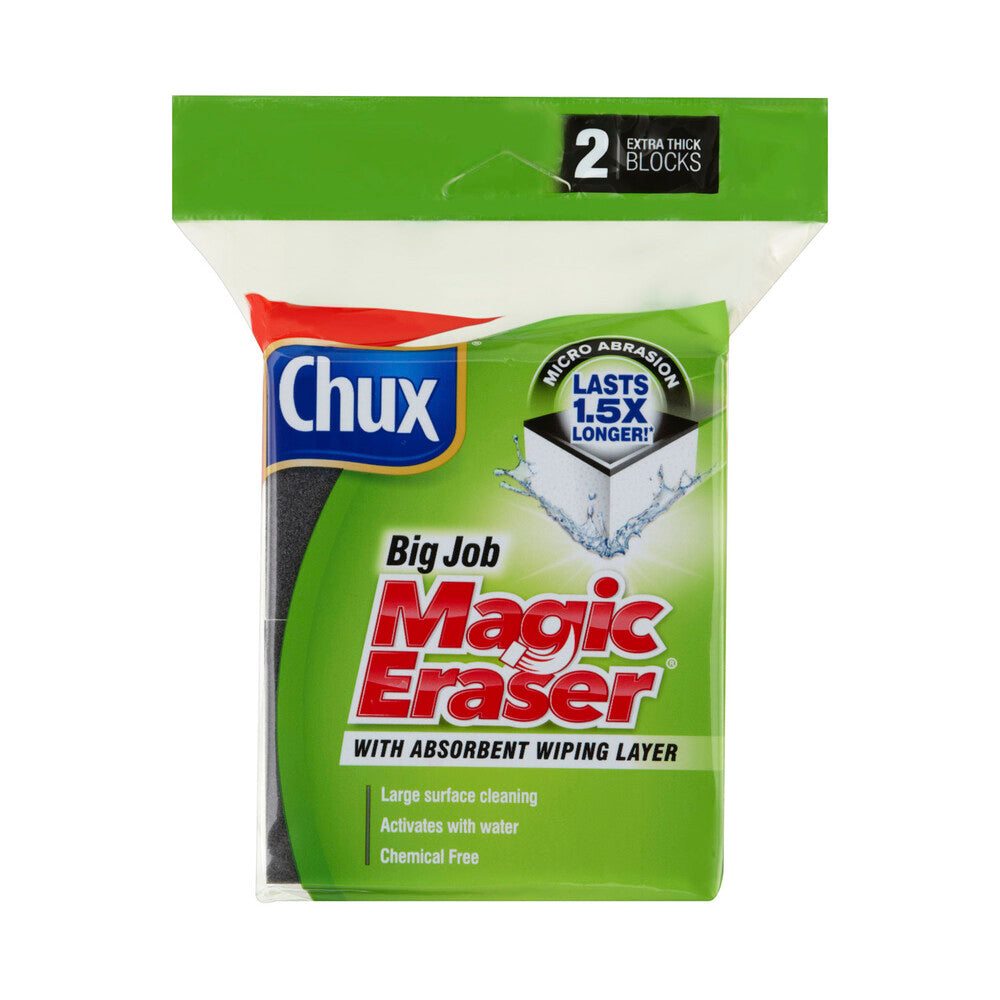 Chux Magic Eraser Extra Thick Cleaner Block - 2 pack