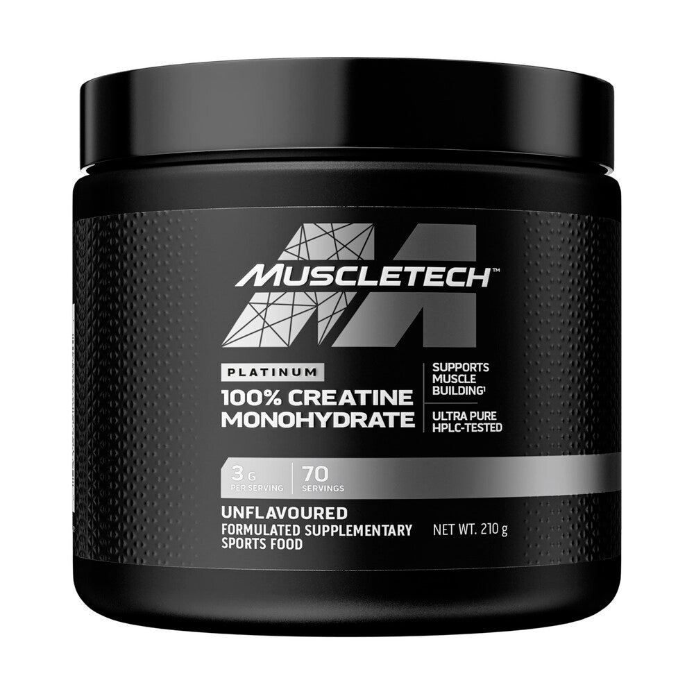 Muscletech Platinum 100% Creatine Monohydrate Unflavoured - 210g
