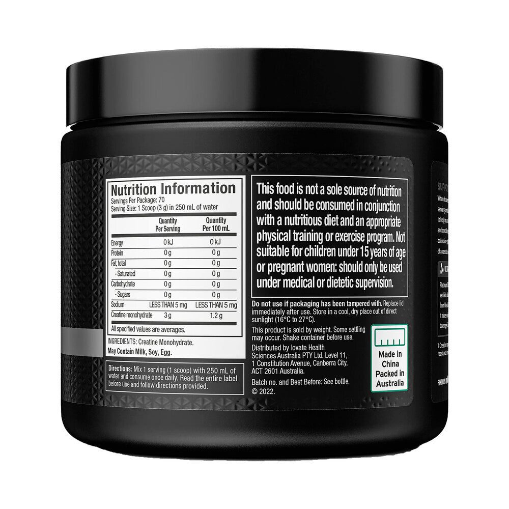 Muscletech Platinum 100% Creatine Monohydrate Unflavoured - 210g