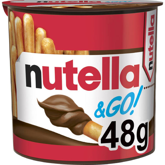Nutella Hazelnut Chocolate Spread With Breadsticks 48g