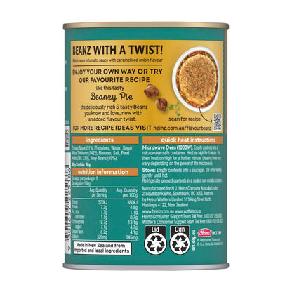 Heinz Baked Beans Caramelised Onion Flavour Beans - 300GRAM