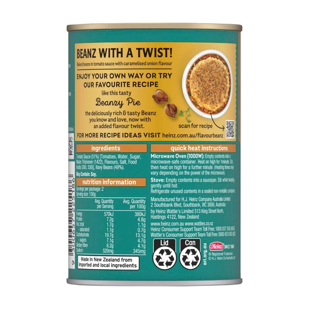 Heinz Baked Beans Caramelised Onion Flavour Beans - 300GRAM