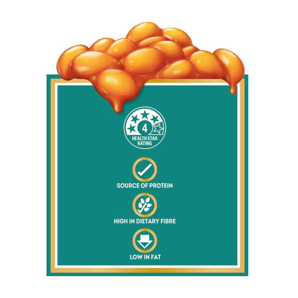 Heinz Baked Beans Pizza Flavour Beans - 300 GRAM