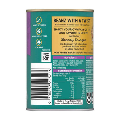 Heinz Baked Beans Pizza Flavour Beans - 300 GRAM