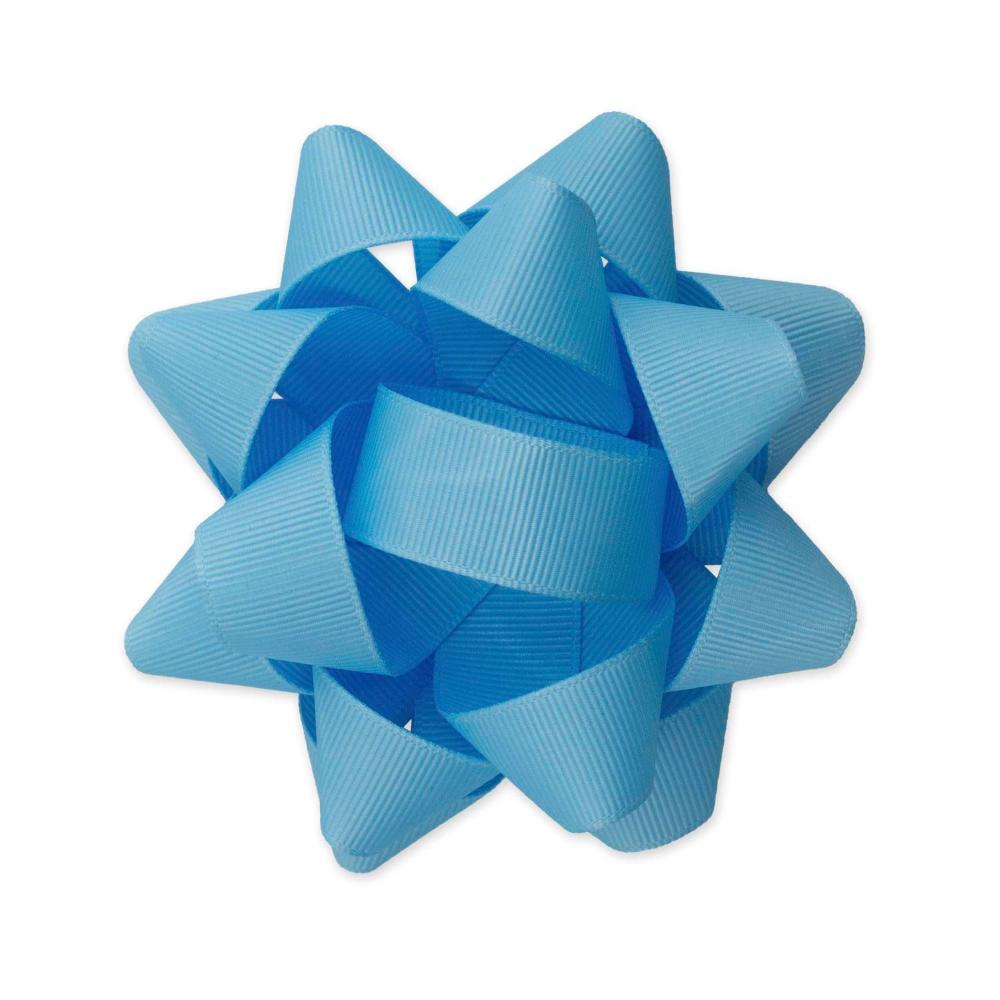 Hallmark Baby Blue Fabric Self Adhesive Gift Bow - 1 each