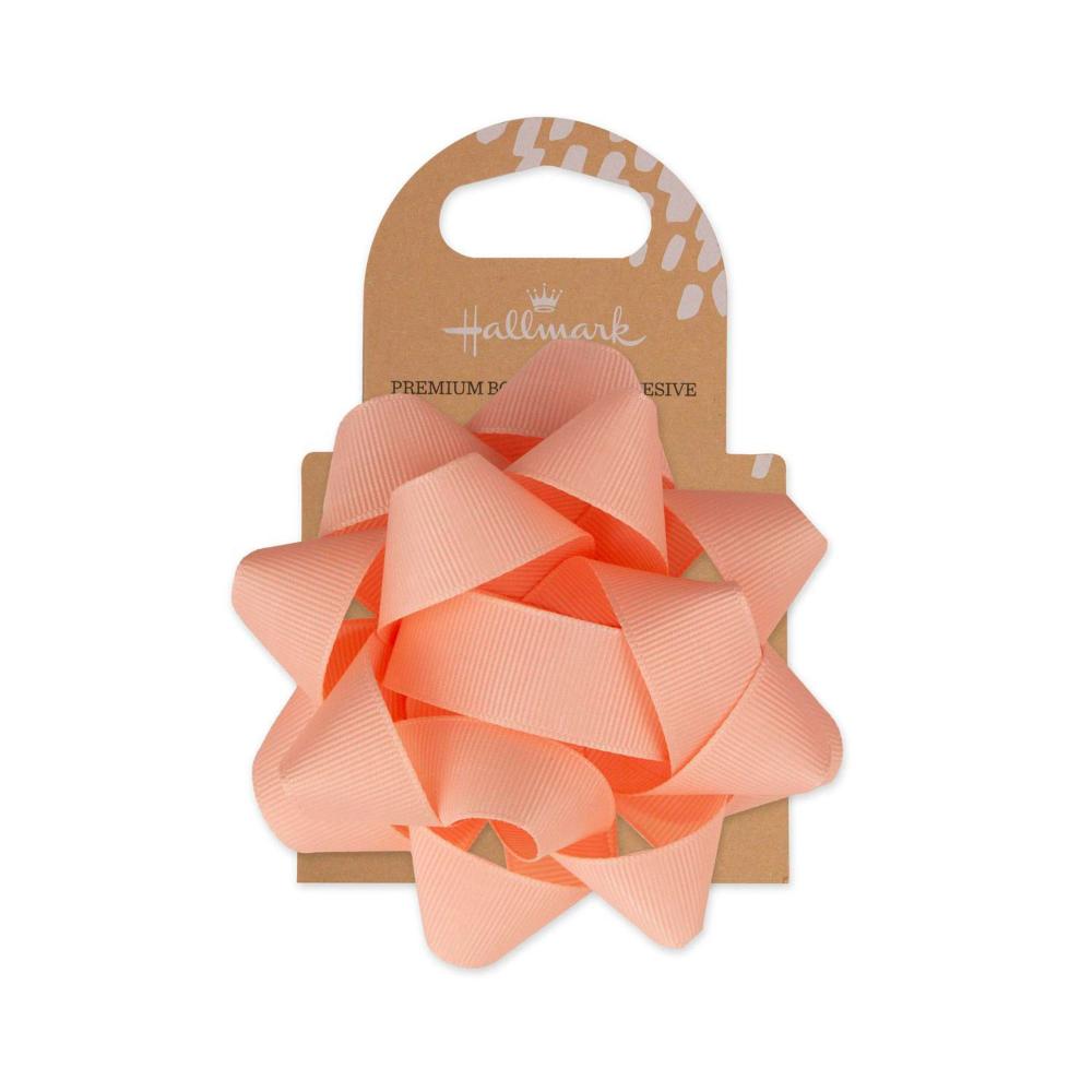 Hallmark Baby Pink Fabric Self Adhesive Gift Bow - 1 each