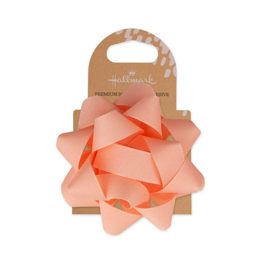 Hallmark Baby Pink Fabric Self Adhesive Gift Bow - 1 each