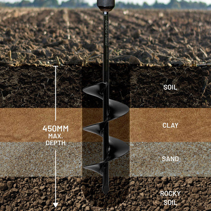 Full Boar Garden Auger Bit - 50mm - FBGA-50450