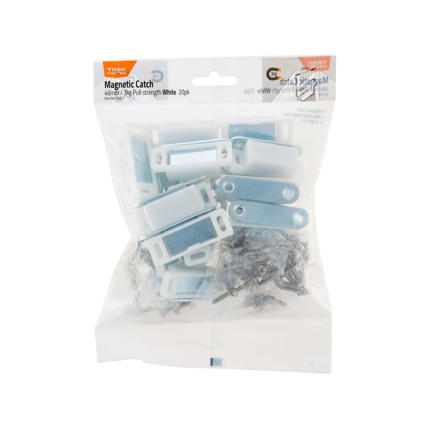 Taskmaster Magnetic Door Catches - 46mm - 20 Pack