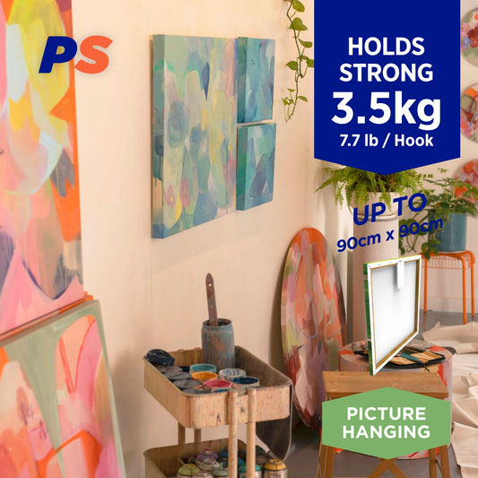 Permastik Extra Large Canvas Hangers 90 x 90cm 2 Pack