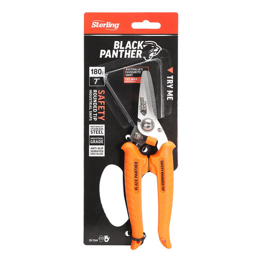 Sterling Black Panther Industrial Snips - 180mm