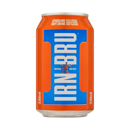 Irn Bru Sparkling Soft Drink Can - 330mL