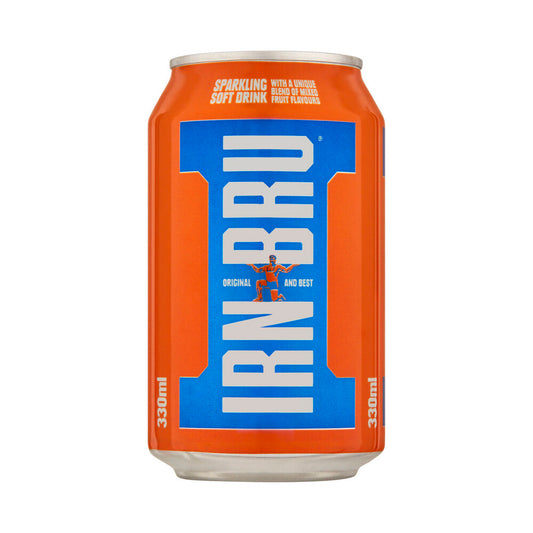 Irn Bru Sparkling Soft Drink Can - 330mL