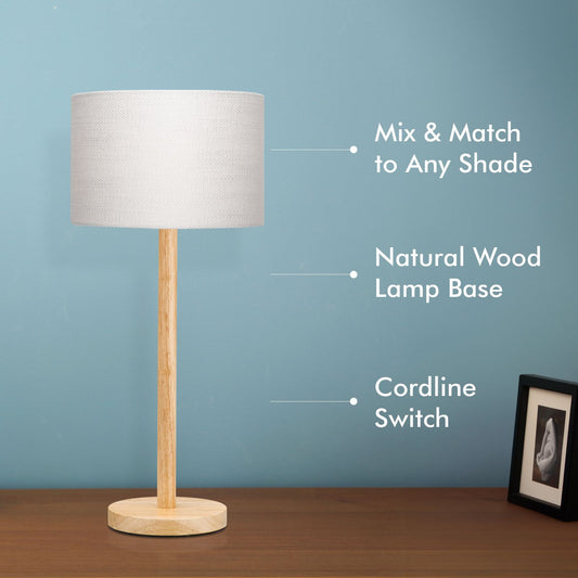 Verve Design Timber Maple Lamp Base - 41cm