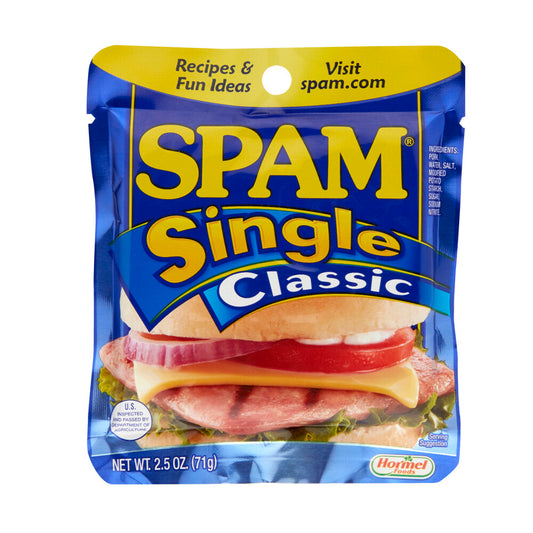 Spam Single Preserved Meat assic - 71 GRAM