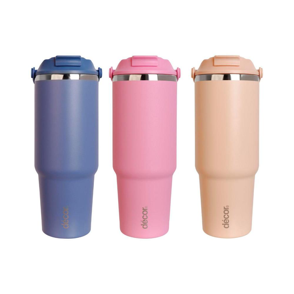 Decor Double Wall 2 In 1 Travel Tumbler - 900mL