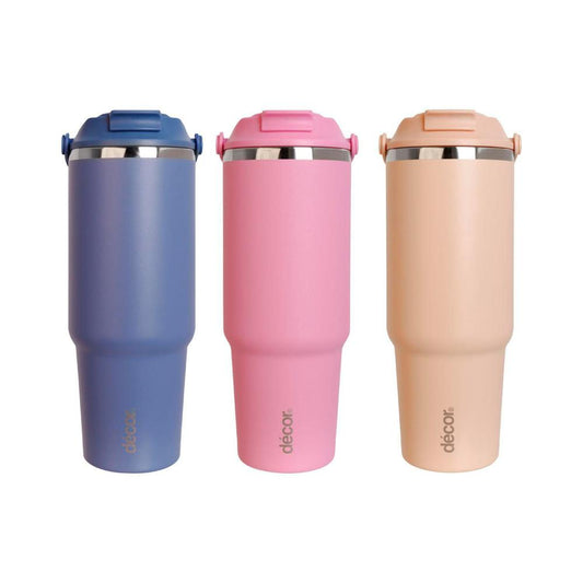 Decor Double Wall 2 In 1 Travel Tumbler - 900mL