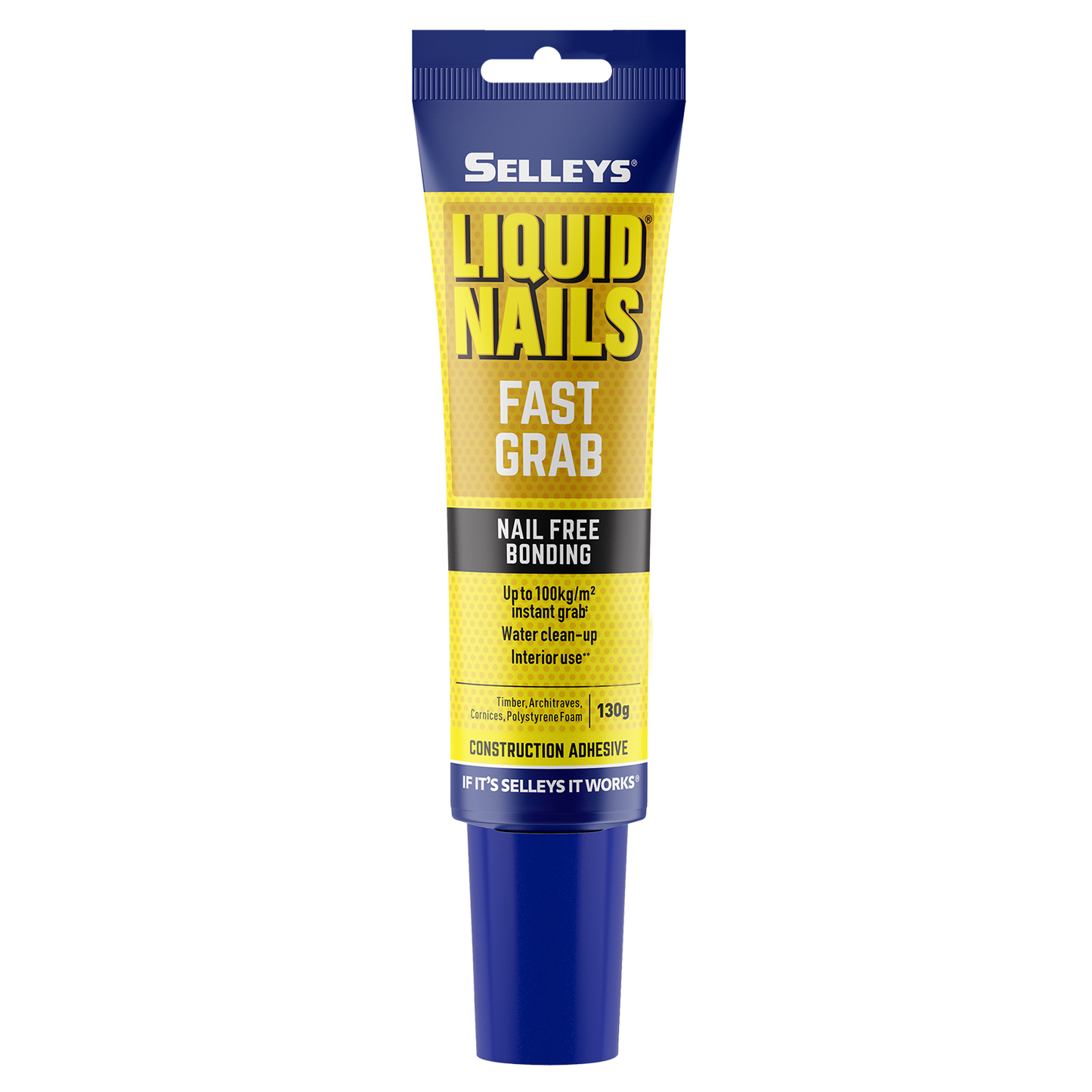 Selleys Liquid Nails Fast Grab Adhesive - 130g