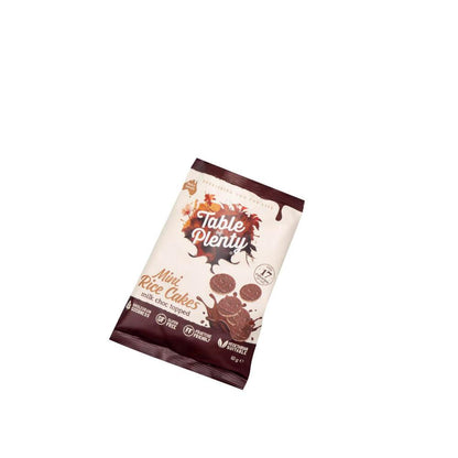 Table Of Plenty Share Topped Mini Rice Cakes Chocolate - 60g