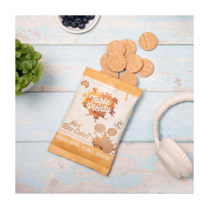Table Of Plenty Share Topped Mini Rice Cakes Salted Caramel - 60g