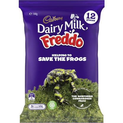 Cadbury Dairy Milk Chocolate Freddo 12 Pack 144g