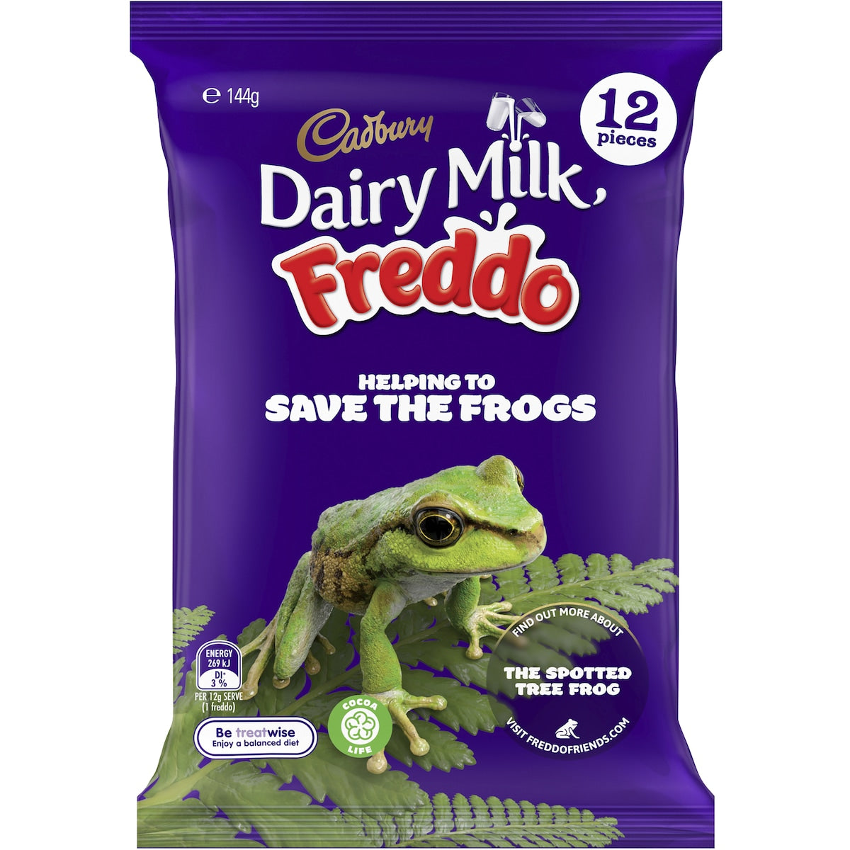 Cadbury Dairy Milk Chocolate Freddo 12 Pack 144g