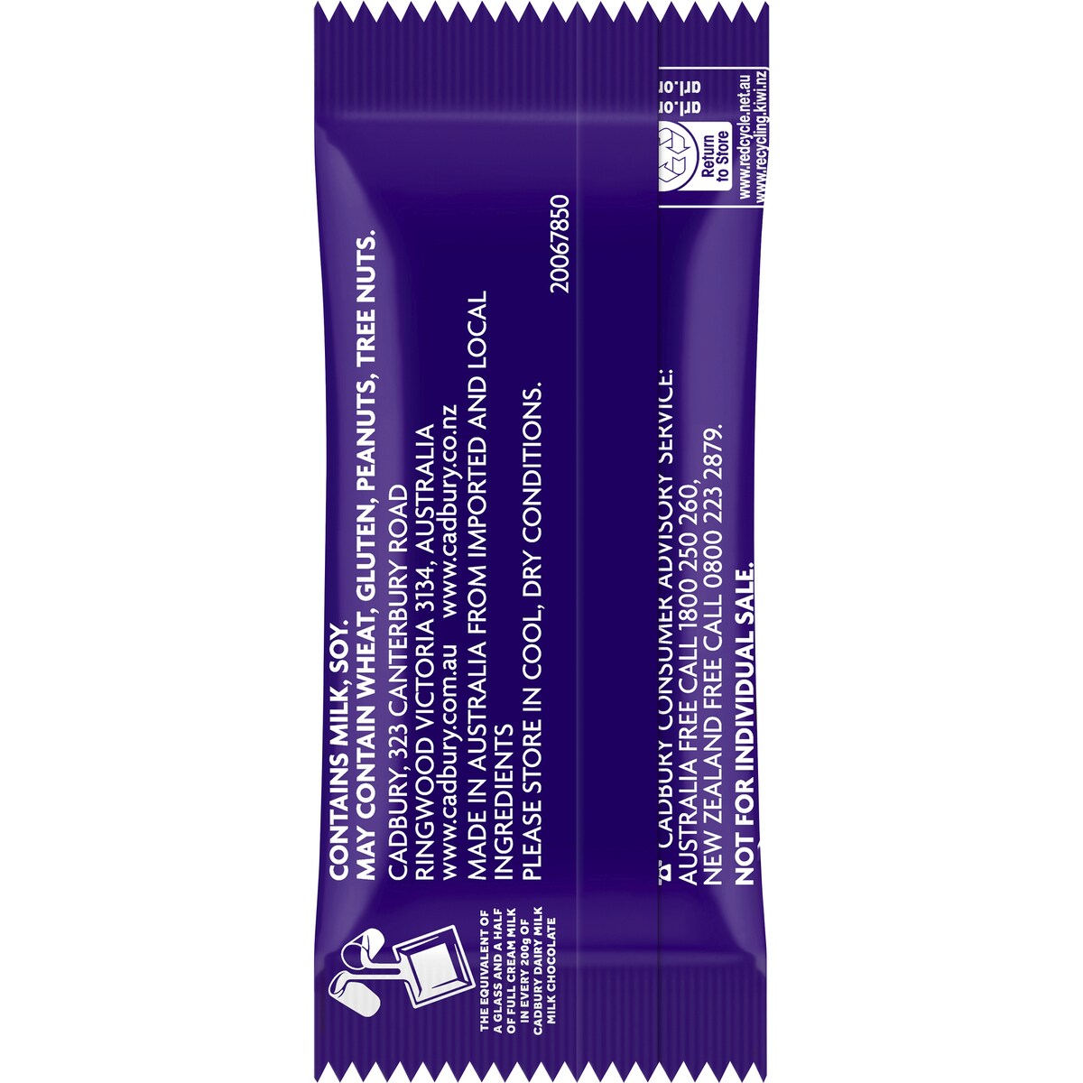 Cadbury Dairy Milk Chocolate Freddo Share Pack 12 Mini Bars 144g