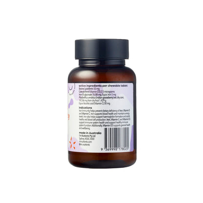 I'M Nutrients Kids Chewable Iron Immunity - 60 Pack