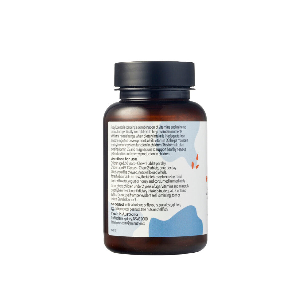 I'M Nutrients Kids Chewable Fussy Essentials Multivitamin - 60 Pack