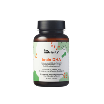 I'M Nutrients Kids Chewable Brain Dha Omega 3 Supplement - 30 pack