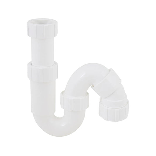 Haigh 40mm PVC Telescopic Space Trap - Adjustable - Easy Install