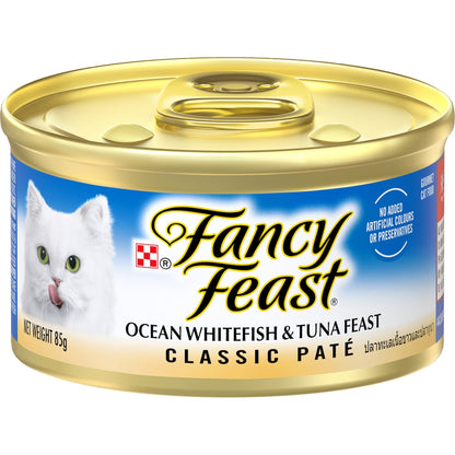 Fancy Feast Ocean Whitefish & Tuna Adult Wet Cat Food 85g